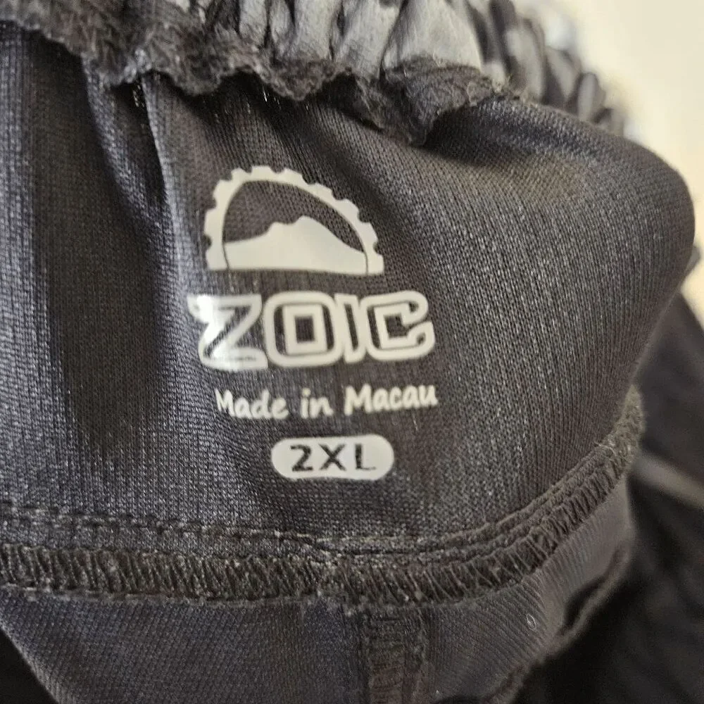 Zoic Utility Cycling Outdoors Hiking Bermuda Shorts Zip Pockets Men's Black Size